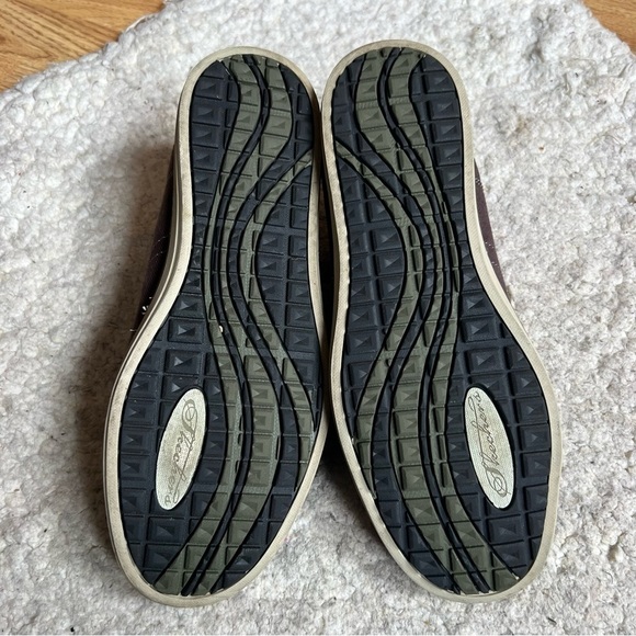 Sketchers Mens Brown Denim and Tan Relaxed Fit Memory Foam Low Sneakers SZ 11 - Picture 5 of 11